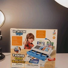 Dr. STEM Talking Cash Register – New Toy, Sealed Contents – Box Wear – Ages 3+