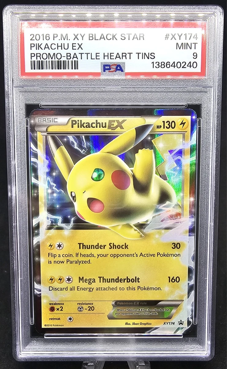 Pokémon TCG Grade 9 Pikachu Individual Collectible Card Game Cards