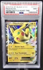 2016 POKEMON XY BLACK STAR PROMO BATTLE HEART TINS #XY174 PIKACHU EX PSA 9