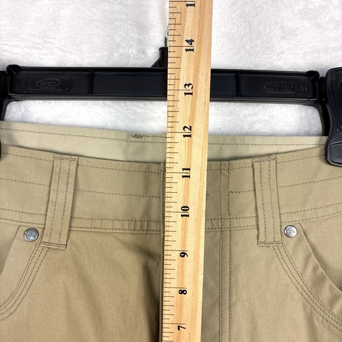 Kuhl Mens 34x32 Khaki Revolvr VTG Patina Dye Hiking Outdoor Climbing Camp Pants - Picture 10 of 12