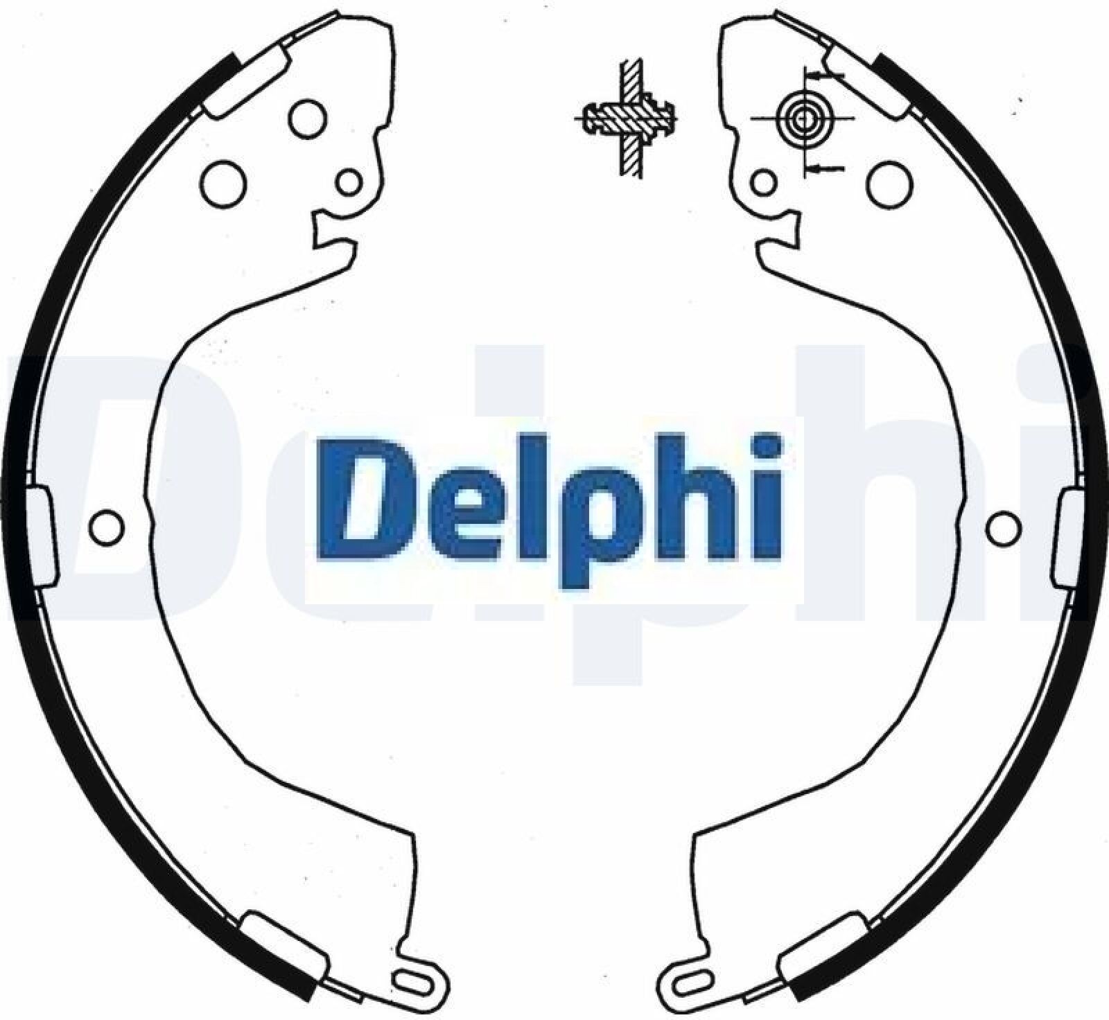 Delphi Bremsbackensatz Ls1852 - Bild 2