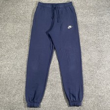 Nike Sportswear Club Fleece Joggers Men Small Blue Tapered 28" Sweatpants BV2737