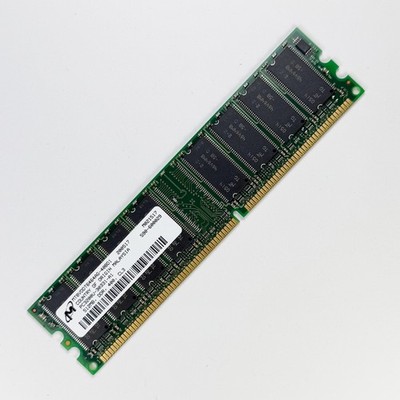512 MB MICRON DDR1 SD-RAM PC3200 400 MHz 184-Pin DIMM Memory gebraucht & tiptop