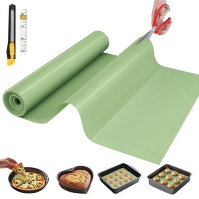 Silicone Baking Mat, 16 IN x 6 FT Free Cutting Baking Sheet,Non-Stick Reusabl...