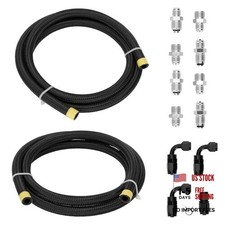 AN6 Power Steering Pump Hose Fitting Kit Retu...