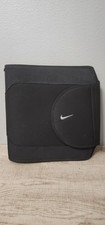 Vtg 90s NIKE Mead Trapper Keeper Style Notebook / Binder Black