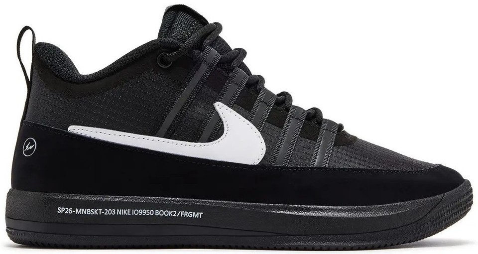 Fragment x Nike Book 2 Black White for Sale | Authenticity