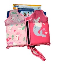 SwimWays Kids  Swim Vest Girls Polyester Shell Toddler Size for Ages 2 4 Years