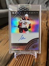 2024-25 UD Clear Cut SPxCitement Rookie Auto Sam Colangelo #SXA-SC Anaheim Ducks