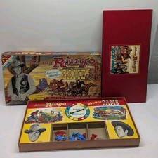 1960 Johnny Ringo Western Board Game CBS TV C...