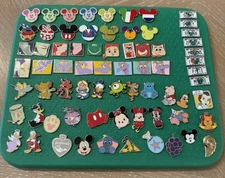 Disney Trading Pins - Random Lot Of 100 - No Duplicates - Free Shipping