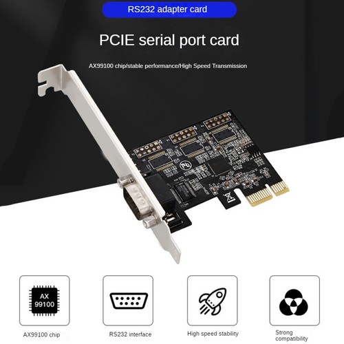 Pcie X1 zu RS232 Serielle Adapterkarte Industrielle Steuerung Computer-Erwe9362 - Afbeelding 2 van 8