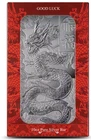 10 oz PAMP Suisse Good Luck Dragon .9999 Silver Bar (New w/ Assay)