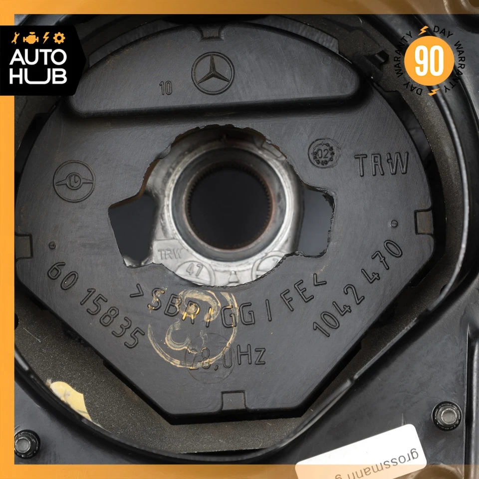 00-06 Volante conductor madera mercedes w215 cl500 s600 s500 2204600503 fabricante de equipos originales Foto 3 de 4