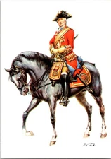 Tritt Military Artwork Soldier Horseback British Trooper Postcard C268