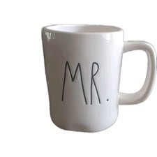 Rae Dunn MR. Large Ivory Ceramic Mug Coffee Cup 