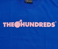 The Hundreds Forever Bar Logo T-Shirt Royal Blue/Pink
