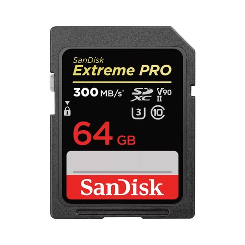 SanDisk Extreme PRO 64 GB SDXC UHS-II Class 10 - SDSDXDK-064G-GN4IN
