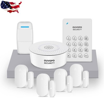 7X/SET WiFi Wireless Alarm Security Kit Home Smart Security System w/Alexa NEW