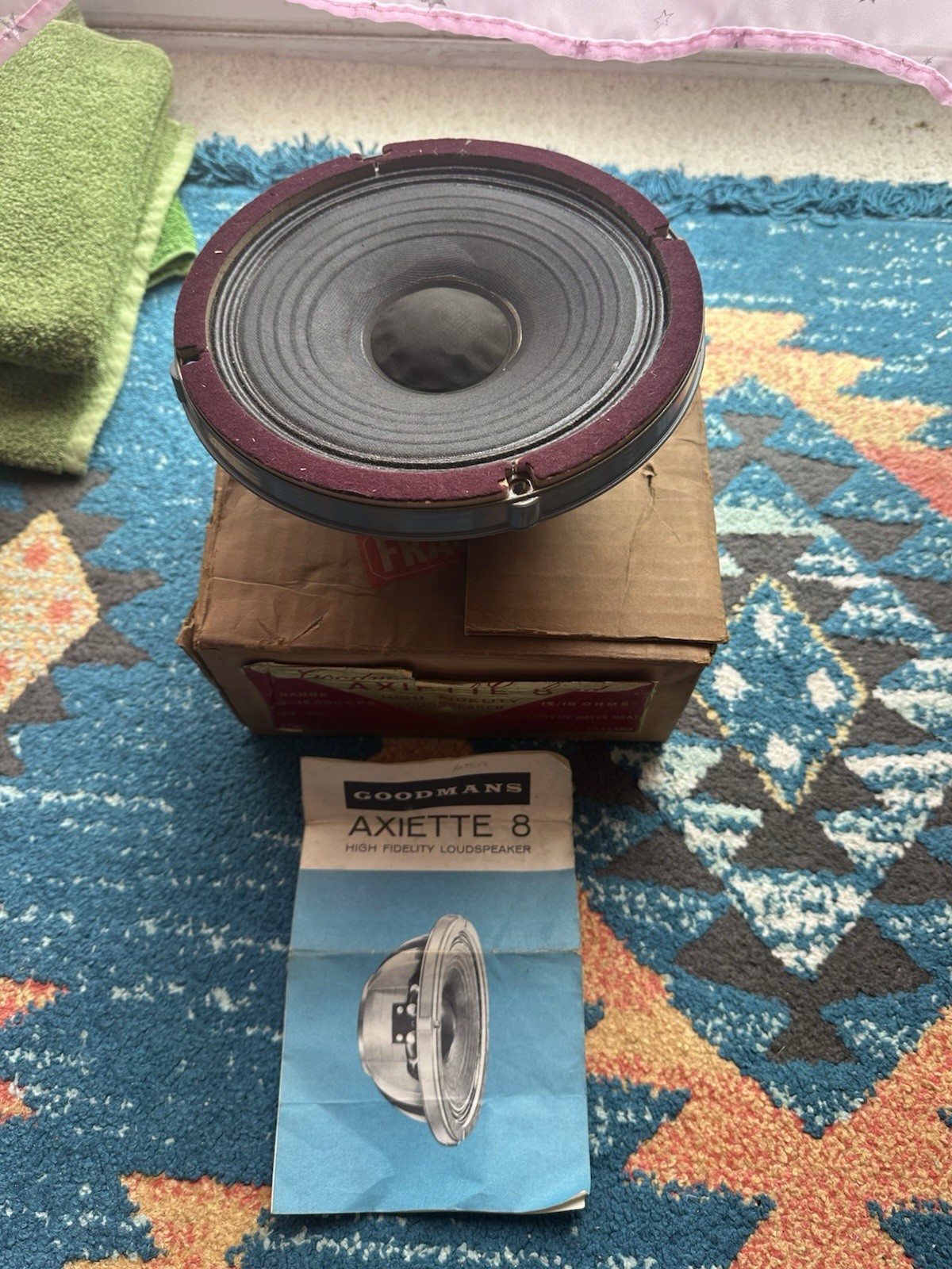 Goodmans Axiette 8 vintage fullrange drive unit boxed