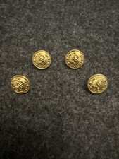 Sheriff Department Uniform Buttons  - 4 Water...