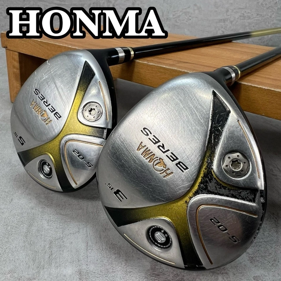 HONMA GOLF BERES S-02 Fairway Wood 2pcs Set Flex-R 2S ARMRQ 6 49 No H/C - Image 2 of 4