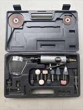 Speedway Series Pneumatic Air Die Grinder Rotary Cut-off Tool W Case Bits
