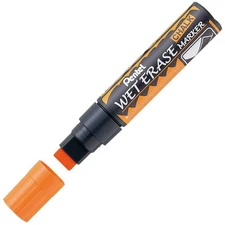 NEW Pentel Wet Erase Liquid Chalk Marker ORANGE Jumbo-Tip SMW56-FX bold letters