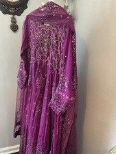 pakistani designer long dress