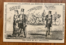 carta commerciale vintage, rinvigoritore migliorato del Dr. Fitzgerald
