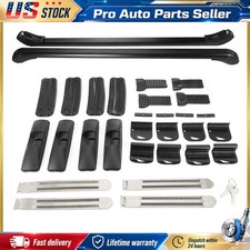 Universal Roof Rack Bare Roof Cross Bars Adjustable Window Frame 150kg Capacity