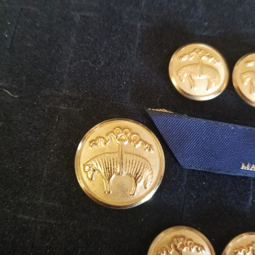 10 Brooks Brothers 346 Gold Tone Golden Fleece Replacement Shank Buttons Blazer - Picture 4 of 10
