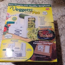 New!VEGGETTI PRO VEGETABLE SPAGHETTI SLICER MACHINE AS SEEN ON TV quick shipping