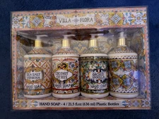 Home & Body Company Villa Flora Collection Hand Soap 4 Pack 21.5 fl.oz NEW SCENT