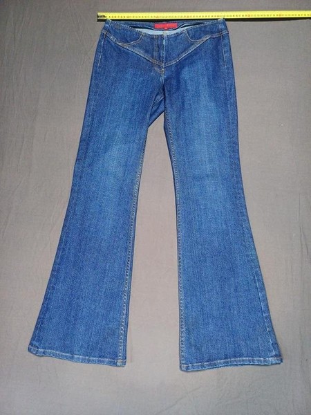 Damen Vintage FCUK Jeans Navy 28 / M