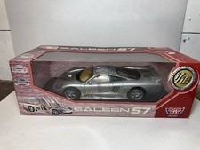 Motormax Saleen S7 Silver 1:18 Diecast READ 