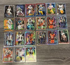 2025 Topps Chrome Football Refractor/Parallel Lot Of 21 Cards NFL- RCs and Vets