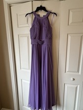 Allure Bridals Sleeveless Lavender Bridesmaid Dress Size 6