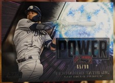2020 Topps Stadium Club Power Zone BLACK #65/99 Fernando Tatis Jr #PZ-10 Padres