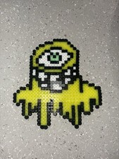 Subtronics Cyclops Army Beaded Perler Necklace For Raves And Festivals 