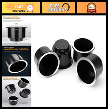 Universal Cup Holder Insert 4pcs For Rv Boat Car Couch Golf Cart - Chrome F