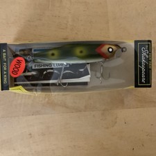 Shakespeare Paw Paw Vintage Wood Fishing Lure Original Box Included