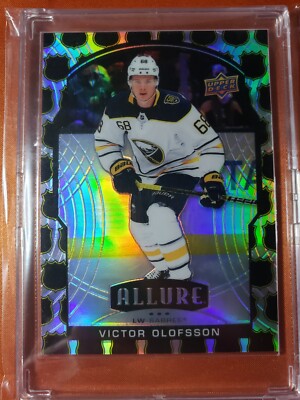 2020-21 Upper Deck Allure 1917 NHL Shield /17 Victor Olofsson #42 Easter Egg