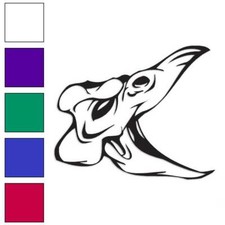 Monster Skull Bird, Vinyl Decal Sticker, Multiple Colors Sizes 1046