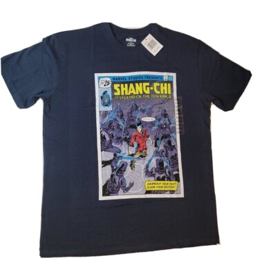 Shang-Chi and the Legend of the Ten Rings Marvel Comic MCU Shirt Men's Large NWT