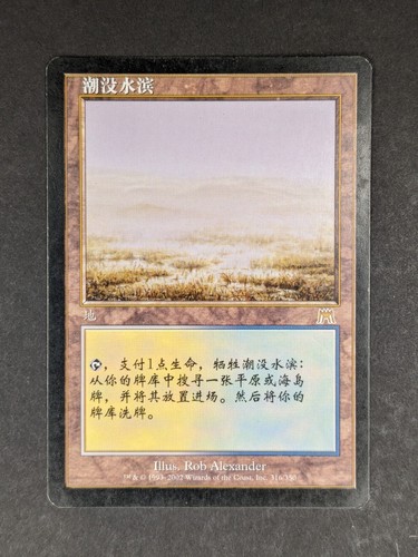 MTG Flooded Strand, Onslaught S- CHINESE - Slightly Played +/-, SP 4 available - Picture 1 of 3