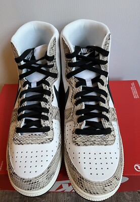 Nike Terminator High 'Cocoa Snake' White Black FB1318-100 Men's