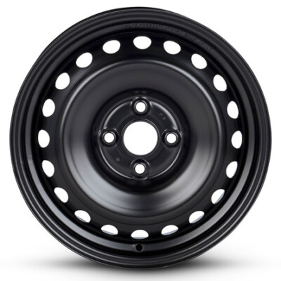 New Wheel For 2018-2024 Hyundai Accent 15 Inch Black Steel Rim