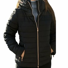 Piumino donna peggy ho cappuccio cerniera invernale casual slim promo sconto 
