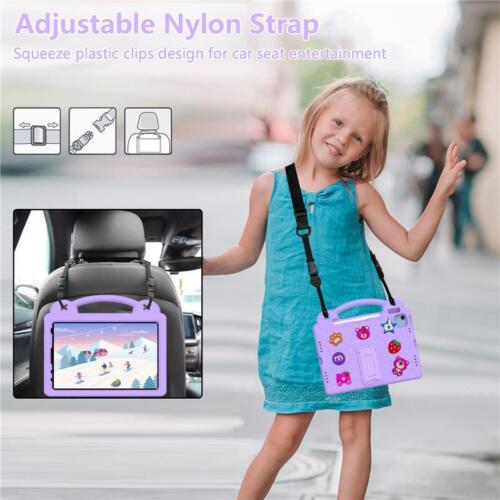 Kids Case for iPad 10th 10.9" Air 5th 4th iPad Pro 11" 3rd 2nd 1st Stand Cover - Picture 2 of 19